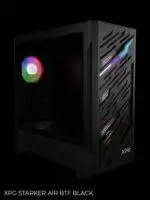 Чёрный корпус компьютера с RGB