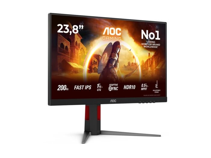 Monitorius AOC 24G4HA 24 ", Fast IPS, FHD , 200 Hz, 0.5 ms