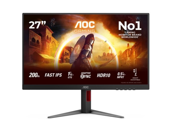 Monitorius AOC 27G4HA 27 ", Fast IPS, FHD, 200 Hz, 0.5 ms