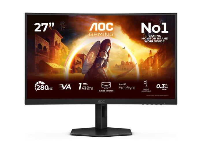 Монитор AOC C27G4ZXU 27", VA, FHD, 280 Hz, 1 мс