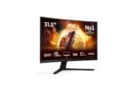Monitorius AOC CQ32G4VE, 31.5 ", VA, QHD, 180 Hz, 1 ms