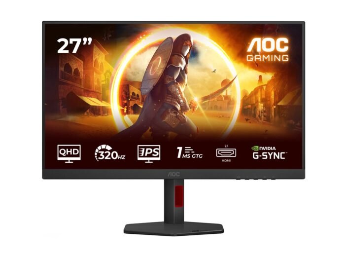 Monitorius AOC Q27G4SRU 27 ", Fast IPS, QHD, 320 Hz, 0.3 ms