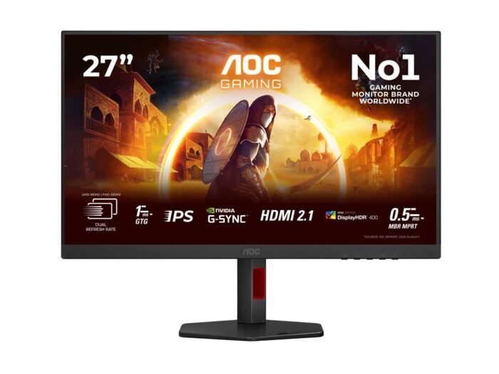 Monitorius AOC U27G4R 27 ", Fast IPS, 120 Hz, 1 ms