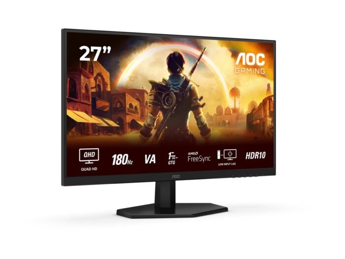 Монитор AOC Q27G42XNE 27", VA, QHD, 180 Hz, 1 мс