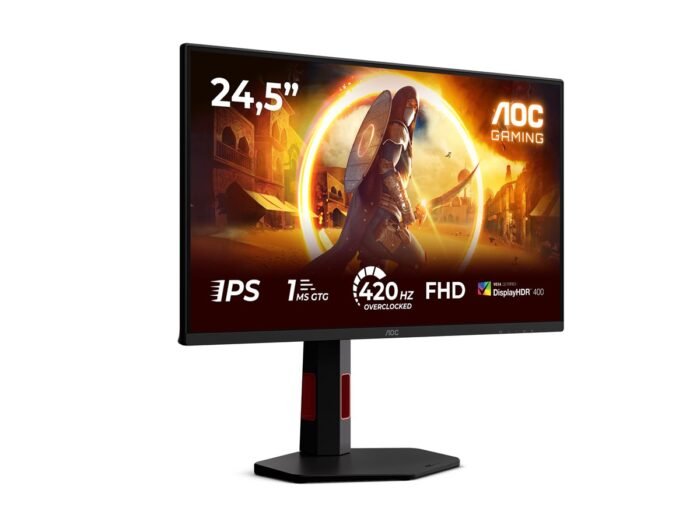Монитор AOC 25G4KUR 25" Fast IPS, FHD, 420 Гц, 1 мс