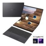 Asus | Zenbook Duo UX8407AA-SN066W | Серый мохер | 14" | OLED | Сенсорный экран | 2.8K | 2880 x 1800 пикселей | 144 Hz | Антибликовое покрытие | Intel Core Ultra X9 | 378H | 32 ГБ | LPDDR5X | Объем SSD 2000 ГБ | Intel Arc Graphics | Windows 11 Pro | 802.11be | Bluetooth версии 5.4 | Раскладка клавиатуры US international | Подсветка клавиатуры | Гарантия 24 мес. | Гарантия на батарею 12 мес.