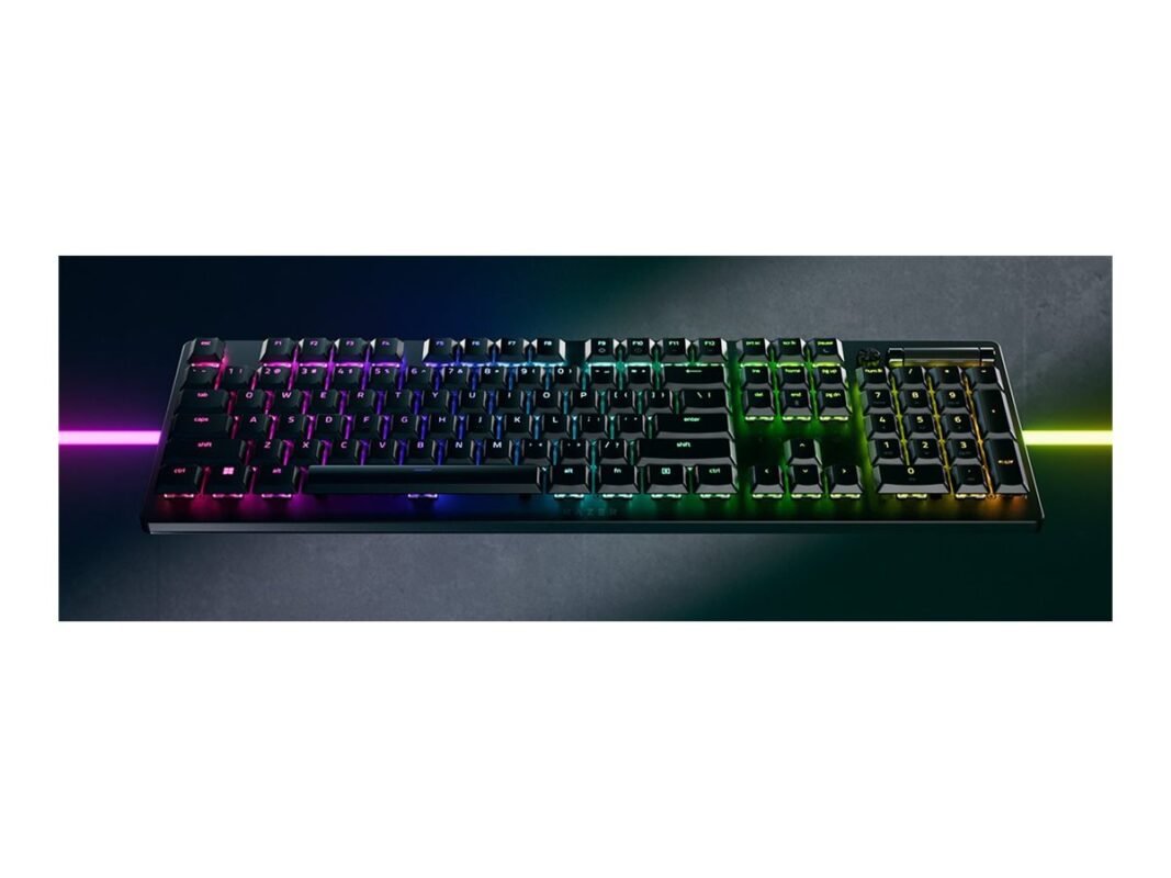 Беспроводная клавиатура Razer DeathStalker V2 Pro Gaming Keyboard, Bluetooth, RGB, оптические переключатели, US, черная