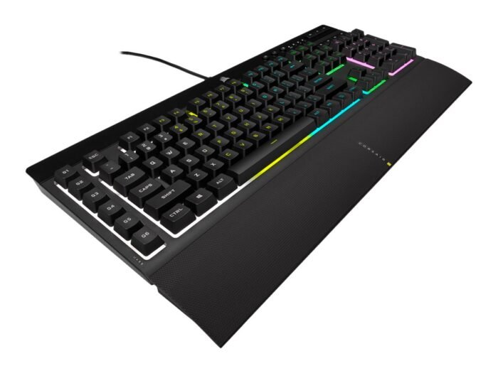 Клавиатура Corsair K55 RGB PRO RGB, Rubber Dome
