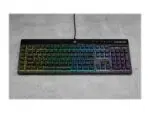 Klaviatūra Corsair K55 RGB PRO RGB, Rubber Dome