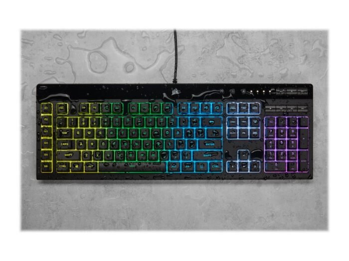 Клавиатура Corsair K55 RGB PRO RGB, Rubber Dome