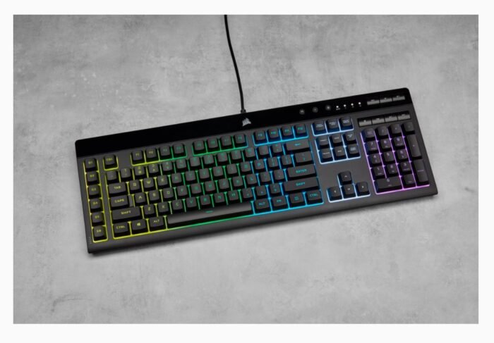 Клавиатура Corsair K55 RGB PRO RGB, Rubber Dome