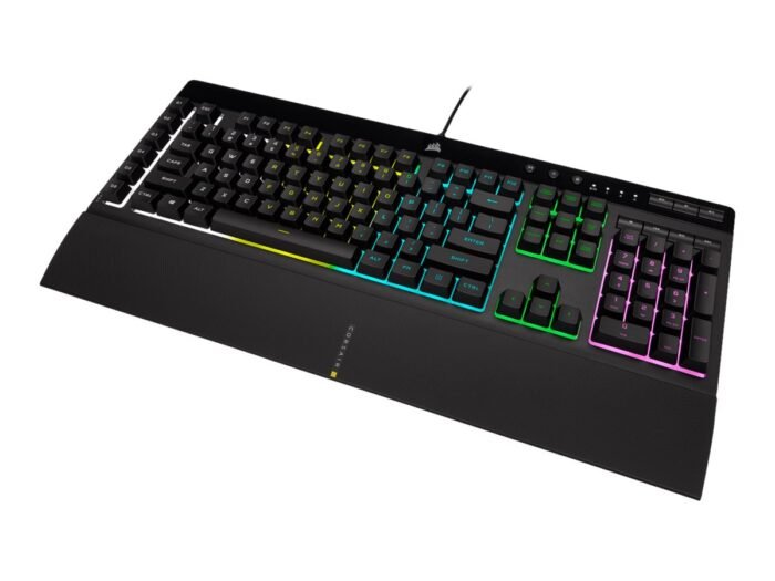 Клавиатура Corsair K55 RGB PRO RGB, Rubber Dome