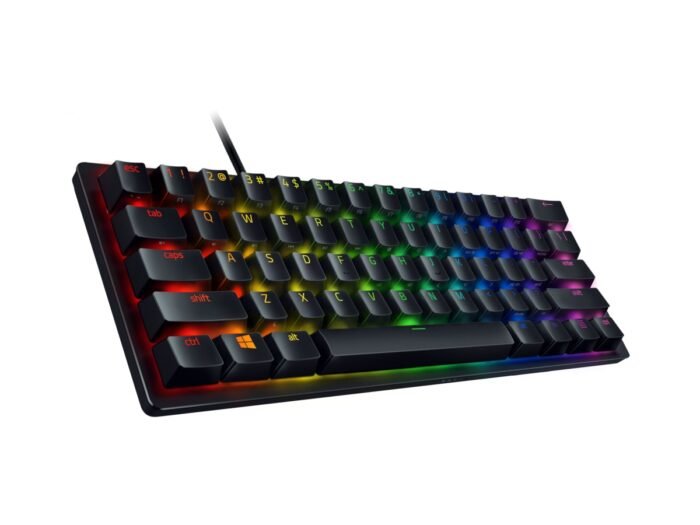 Клавиатура Razer Huntsman Mini 60% игровая, оптомеханическая, RGB, NORD