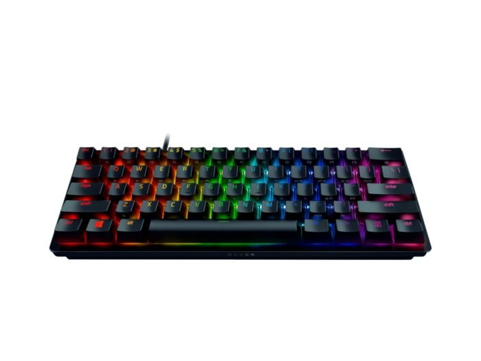 Клавиатура Razer Huntsman Mini 60% игровая, оптомеханическая, RGB, NORD