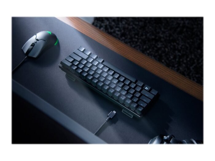 Клавиатура Razer Huntsman Mini 60% игровая, оптомеханическая, RGB, NORD