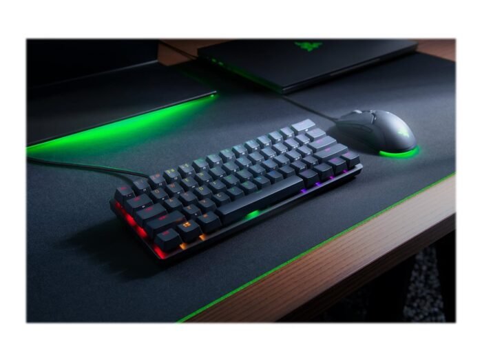 Клавиатура Razer Huntsman Mini, линейные оптические переключатели Red, US