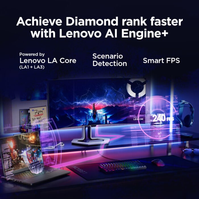 Lenovo Legion Pro 5 16IAX10, 16", WQXGA OLED, Intel Core Ultra 7 255HX, 32 ГБ DDR5, 1 ТБ SSD, GeForce RTX 5070 8 ГБ GDDR7, Windows 11 Home, Eclipse Black