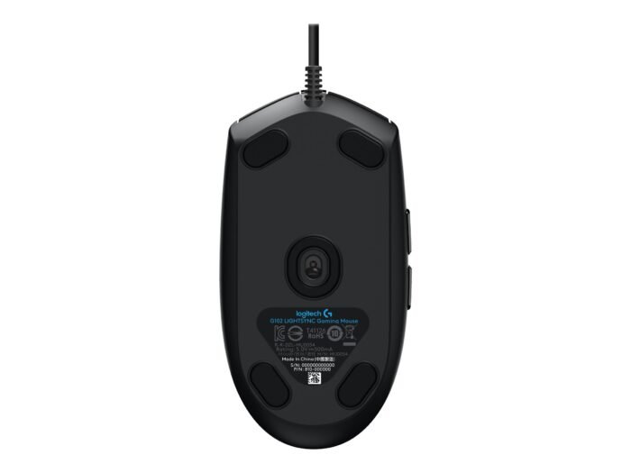Игровая мышь Logitech G102 LIGHTSYNC, проводная, USB, черная