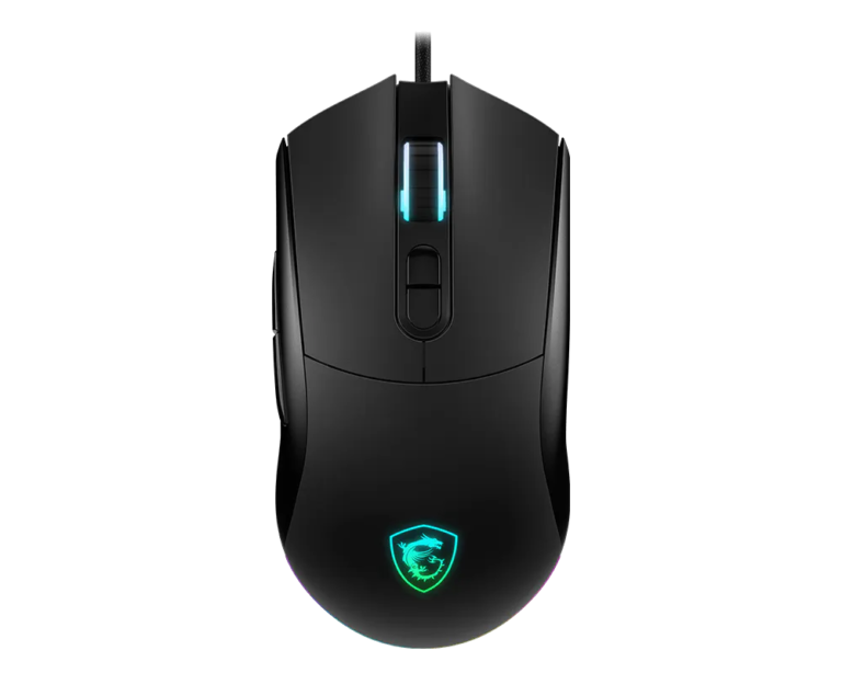 MSI FORGE GM320 Gaming Mouse, optinė, laidinė, 12800 DPI, USB 2.0, Black