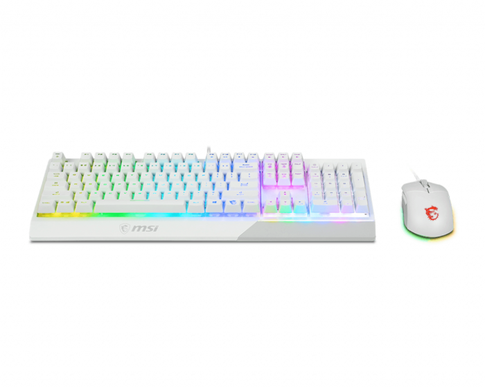 MSI Vigor GK30 COMBO WHITE, комплект клавиатуры и мыши