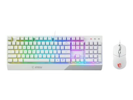 MSI Vigor GK30 COMBO WHITE, комплект клавиатуры и мыши