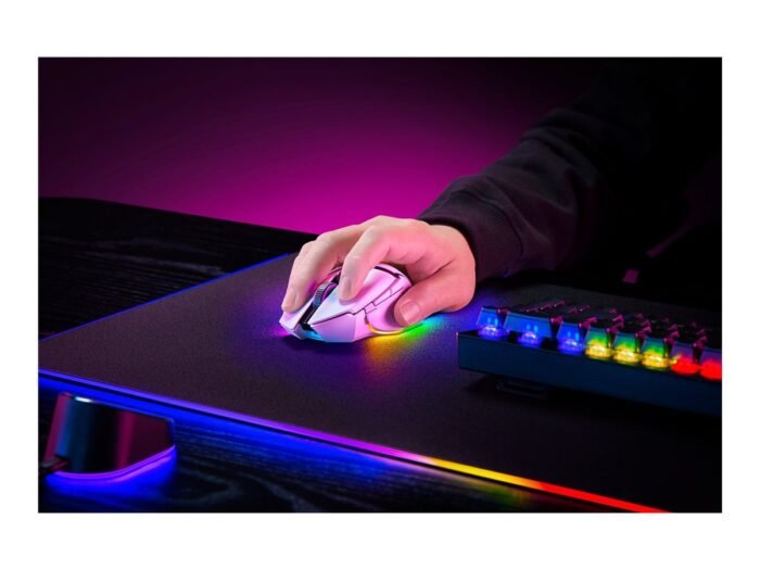 Игровая мышь Razer Basilisk V3 Pro, беспроводная, Bluetooth, белая
