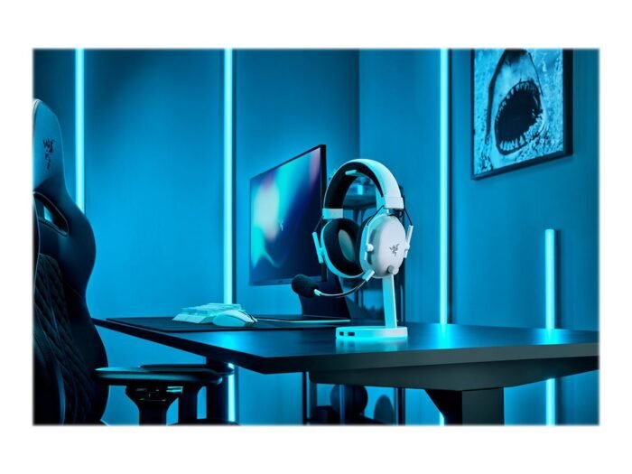 Razer BlackShark V2 Pro (2023), беспроводные наушники, охватывающие, белые