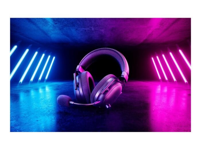 Razer BlackShark V2 Pro Esports Headset, беспроводные, накладные, Bluetooth, чёрные