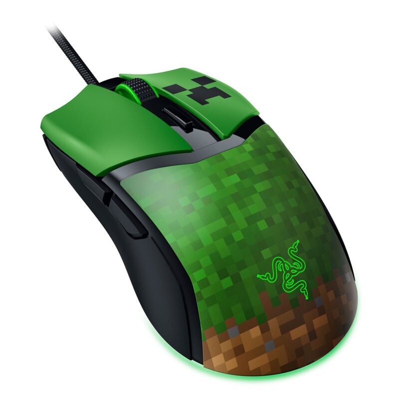 Игровая мышь Razer Cobra Minecraft Edition, проводная, Minecraft Edition, чёрная
