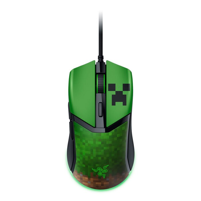 Игровая мышь Razer Cobra Minecraft Edition, проводная, Minecraft Edition, чёрная