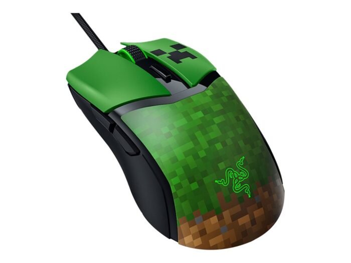 Игровая мышь Razer Cobra Minecraft Edition, проводная, Minecraft Edition, чёрная