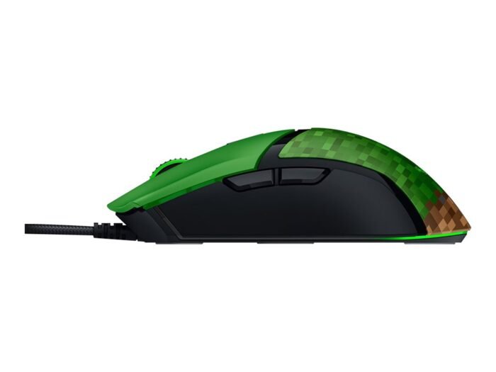 Игровая мышь Razer Cobra Minecraft Edition, проводная, Minecraft Edition, чёрная
