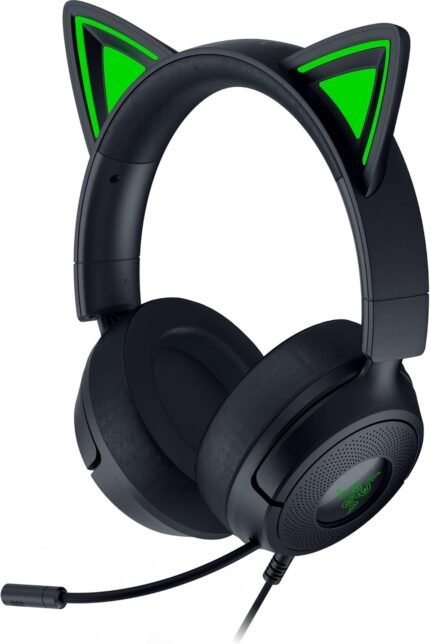 Razer Kraken Kitty V3 X игровая гарнитура, проводные, Over-Ear, с микрофоном, Black
