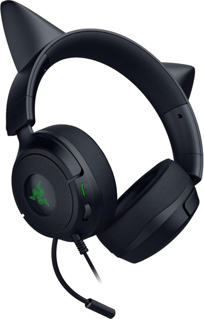 Razer Kraken Kitty V3 X игровая гарнитура, проводные, Over-Ear, с микрофоном, Black