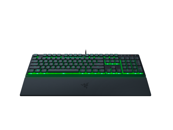 Игровая клавиатура Razer Ornata V3 X, RGB, Silent Membrane, US, Black