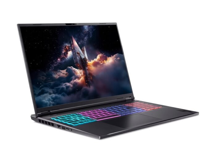 Acer | Nitro 18 AI AN18-61-R25V | Obsidian Black | 18" | IPS | WQXGA | 2560 x 1600 пикселей | AMD Ryzen AI 7 | 350 | 16 ГБ | DDR5 | Объем SSD 1000 ГБ | NVIDIA GeForce RTX 5060 | GDDR7 | 8 ГБ | Windows 11 Home | 802.11ax | Bluetooth версии 5.3 | Раскладка клавиатуры US international | Подсветка клавиатуры | Гарантия 24 мес.