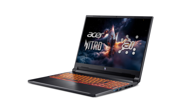 Acer | Nitro V 16 AI ANV16-42-R1HB | Shale Black | 16" | IPS | WQXGA | 2560 x 1600 пикселей | AMD Ryzen 7 | 260 | 16 ГБ | DDR5 | Объем SSD 1000 ГБ | NVIDIA GeForce RTX 5060 | GDDR7 | 8 ГБ | Windows 11 Home | 802.11ax | Bluetooth версии 5.3 | Раскладка клавиатуры US international | Подсветка клавиатуры | Гарантия 24 мес.