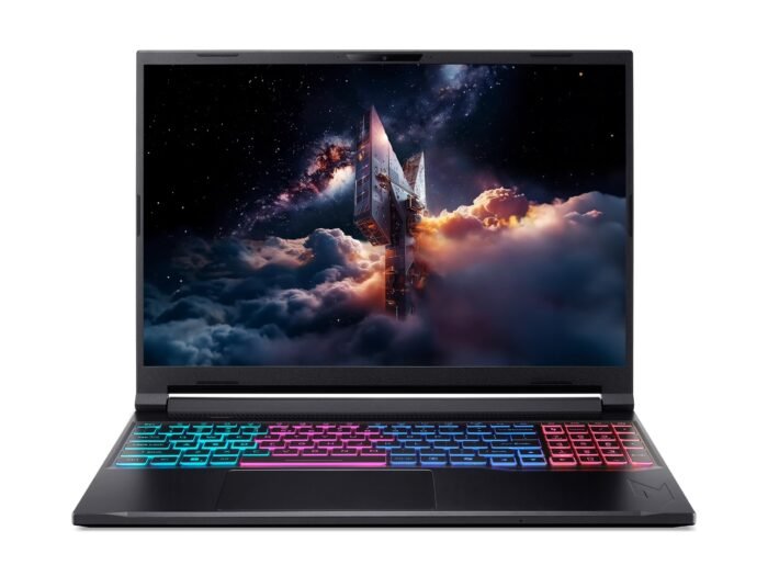 Acer | Nitro V 16S AI AN16S-61-R6Q1 | Obsidian Black | 16" | IPS | WUXGA | AMD Ryzen AI 7 | 350 | 16 ГБ | DDR5 | Объем SSD 1000 ГБ | NVIDIA GeForce RTX 5060 | Windows 11 Home | 802.11ax | Bluetooth версии 5.3 | Раскладка клавиатуры US international | Подсветка клавиатуры | Гарантия 24 мес.