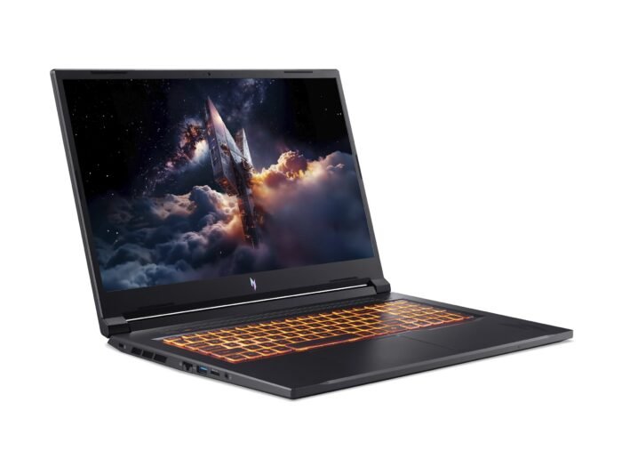 Acer | Nitro V 17 AI ANV17-41-R27Z | Obsidian Black | 17,3" | IPS | QHD | 2560 x 1440 пикселей | AMD Ryzen 7 | 260 | 32 ГБ | DDR5 | Объем SSD 1000 ГБ | NVIDIA GeForce RTX 5060 | GDDR7 | 8 ГБ | Windows 11 Home | 802.11ax | Bluetooth версии 5.3 | Раскладка клавиатуры US international | Подсветка клавиатуры | Гарантия 24 мес.