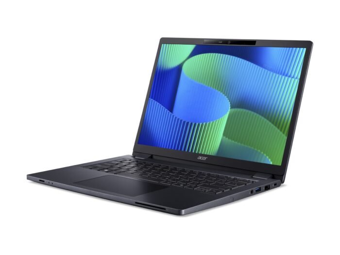 Acer | TravelMate TMP414-53-G2-TCO-585Q | Сланцево-синий | 14" | WUXGA | 1920 x 1200 пикселей | Intel Core 5 | 120U | 16 ГБ | DDR5 | Объем SSD 256 ГБ | Intel Iris Xe Graphics | Windows 11 Pro | 4G | Язык клавиатуры английский | Подсветка клавиатуры | Гарантия 36 мес.