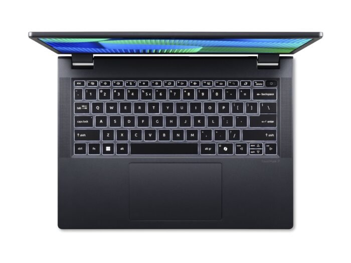 Acer | TravelMate TMP414-53-G2-TCO-585Q | Сланцево-синий | 14" | WUXGA | 1920 x 1200 пикселей | Intel Core 5 | 120U | 16 ГБ | DDR5 | Объем SSD 256 ГБ | Intel Iris Xe Graphics | Windows 11 Pro | 4G | Язык клавиатуры английский | Подсветка клавиатуры | Гарантия 36 мес.