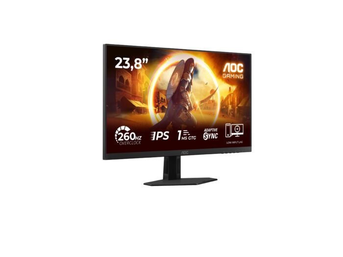 AOC 24G4ZRE | 24" | Fast IPS | FHD | 16:9 | 240 Hz | 1 ms | 1920 x 1080 пикселей | 300 кд/м² | Количество портов HDMI 2 | Черный