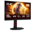 AOC 24G4ZRE | 24" | Fast IPS | FHD | 16:9 | 240 Hz | 1 ms | 1920 x 1080 пикселей | 300 кд/м² | Количество портов HDMI 2 | Черный
