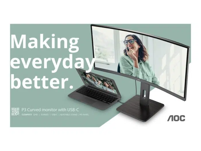 AOC | CU34P3CV | 34" | VA | 21:9 | 100 Hz | 4 ms | 3440 x 1440 пикселей | Количество портов HDMI: 1