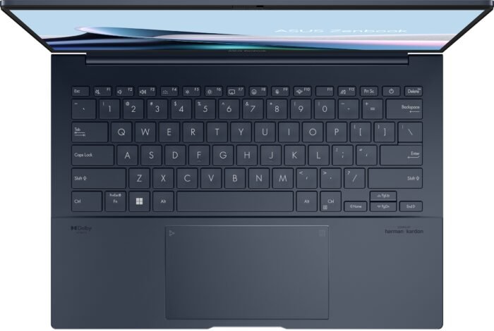 Asus | Zenbook 14 UX3405CA-PZ217W | Ponder Blue | 14 " | OLED | Сенсорный | 3K | 2880 x 1800 пикселей | 120 Hz | Глянцевый | Intel Core Ultra 7 | 255H | 32 ГБ | LPDDR5X | Ёмкость твердотельного накопителя 1000 ГБ | Intel Graphics | Windows 11 Home | 802.11be | Версия Bluetooth 5.4 | Язык клавиатуры US international | Подсветка клавиатуры | Гарантия 24 мес. | Гарантия на аккумулятор 12 мес.