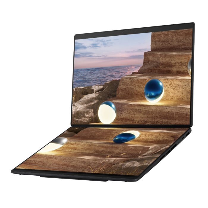 Asus | Zenbook Duo UX8407AA-SN066W | Серый мохер | 14" | OLED | Сенсорный экран | 2.8K | 2880 x 1800 пикселей | 144 Hz | Антибликовое покрытие | Intel Core Ultra X9 | 378H | 32 ГБ | LPDDR5X | Объем SSD 2000 ГБ | Intel Arc Graphics | Windows 11 Pro | 802.11be | Bluetooth версии 5.4 | Раскладка клавиатуры US international | Подсветка клавиатуры | Гарантия 24 мес. | Гарантия на батарею 12 мес.