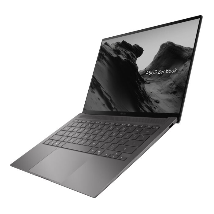 Asus Zenbook S14 UX5406AA-SU272X | Antrim Gray | 14 " | OLED | Touchscreen | 3K | 2880 x 1800 пикселей | 120 Hz | Glossy | Intel Core Ultra 9 | 386H | 32 ГБ | LPDDR5X | Ёмкость твердотельного накопителя 1000 ГБ | Intel Graphics | Windows 11 Pro | 802.11be | Версия Bluetooth 6.0 | Язык клавиатуры US international | Клавиатура с подсветкой | Гарантия 24 мес. | Гарантия на аккумулятор 12 мес.