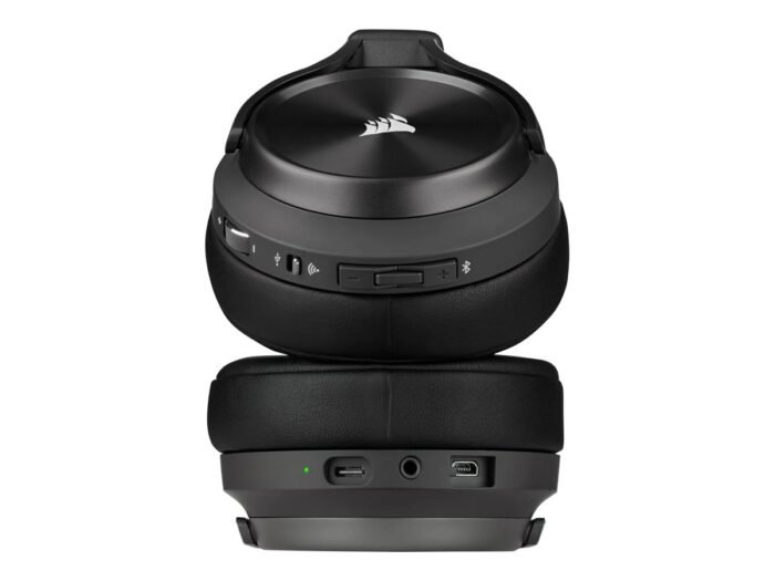 Corsair | High-Fidelity игровая гарнитура | VIRTUOSO RGB WIRELESS XT | беспроводная/проводная | Over-Ear | черная | беспроводная