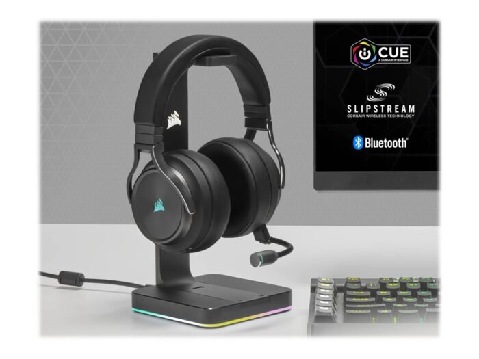 Corsair | High-Fidelity игровая гарнитура | VIRTUOSO RGB WIRELESS XT | беспроводная/проводная | Over-Ear | черная | беспроводная