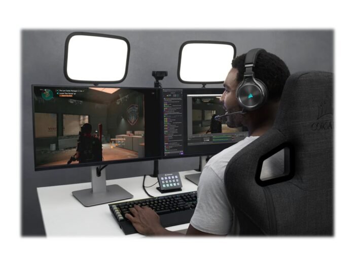 Corsair | High-Fidelity игровая гарнитура | VIRTUOSO RGB WIRELESS XT | беспроводная/проводная | Over-Ear | черная | беспроводная